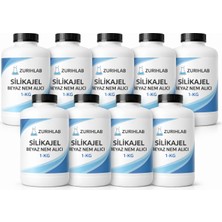 Kimya Lab Silikajel Beyaz Nem Alıcı 1 Kg - Rutubet Küf Önleyici 10 Adetlik Toptan Set