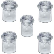 Şeffaf Kapı Stoperi, 4,5cm Kapı Duvar Tamponu, Duvar Koruma Stopu 5 Adet