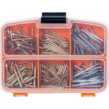 260 Adet Paslanmaz Çivisi Seti - 3 Çeşit Çelik, Duvar, Parke Çivisi