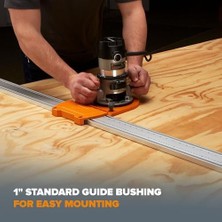 542005 Yönlendirici Dado Jig, Güvenebileceğiniz Yönlendirici Kılavuzu, Hassas, Düz, Rabbets, Kırmızı