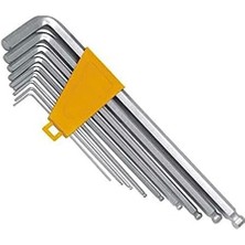 W 2250, Allen Anahtar Seti (Bilya Başlı, 9 Parça), Gri, Turuncu