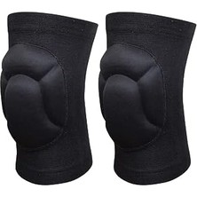 Voleybol Dizliği Kabartma Sünger Destekli Kaleci Dizliği Siyah S Beden CKS-200