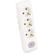 Üçlü Anahtarlı Topraklı Çocuk Korumalı Klemensli