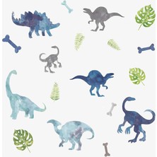 Dinozor Soyulabilir ve Yapıştırmalı Duvar Çıkartmaları