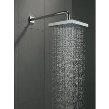 Tek Sprey Yağmur Duş Başlığı Fırçalanmış Nikel, Yağış Duş Başlığı, Kare Duş Başlığı, Fırçalanmış Nikel Yağmur Duş Başlığı, Yağmur Duş Metal Duş Başlığı, Paslanmaz 52841-SS