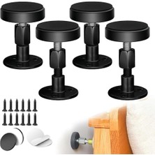 Başlık Stoperleri, 4 Adet Ayarlanabilir 46-64 mm Başlık Stoperleri, Ayarlanabilir Yatak Çerçevesi Anti-Titreme Aracı, Oda Duvarı, Dolaplar Için Anti Titreme Teleskopik Destek Stabilizatörü