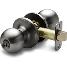 BK2040AN Top Kapı Tokmağı, Anahtarlı Giriş Fonksiyonu, 1 Paket, Antik Nikel