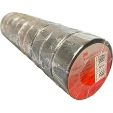 Temflex 1300E Elektrik Izolasyon Bandı Siyah – 10'lu Paket | 18 mm x 9,15 M | Pvc Kablo Bandı | 600V Dayanıklı, Esnek ve Güçlü Yapışkanlı Elektrik Bandı