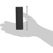 29193 25002 Premium Köpük Içbükey Roller (10 Adet), 10,2 cm Siyah