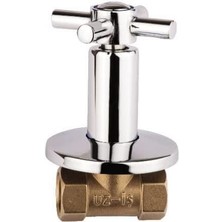 Tse’li Uz-Iş 1/2 Ara Kesme Valf Vana Açkapa Duvara Gömme