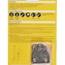 P124C Sürgülü Pencere Kilidi, Krom