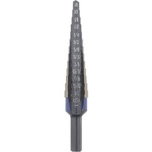 Industrial 10231CB Unibit Kademeli Matkap Ucu, 0.8 mm Artışlarla, 13 Kademe, M-35 Kobalt Alaşımlı Çelik