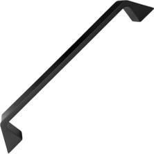 Mutfak ve Banyo Dolabı Kapakları ve Çekmeceler Için Metal Kulp Paslanmaz Alüminyum Mobilya Dolap Kulbu 160MM Mat Siyah 2 Adet