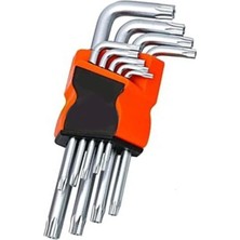 YL-008 9 Parça Çift Taraflı Torx Alyan Allen 9 Parça Yıldız Anahtar Takımı 1410