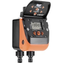 Claber 8410 Aquadue Duplo Evolutıon, 2 Çıkışlı Otomatik Tımer, Sulama Zamanlayıcısı