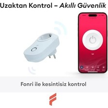 Akıllı Akım Korumalı Priz 2'li Set (16 Amper), Wifi, Uzaktan Kontrol, Enerji Tüketim Takibi