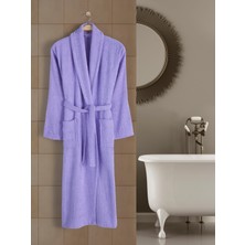 Eymir Home Collection Şalyaka Yetişkin Bornoz Lila
