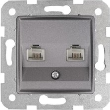 Granit Grisi Ikili Nümeris Cat3 Mekanizma ve Kapak