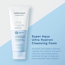 Mıssha 10 Farklı Hyalüronik Asit Içeren Cilt Temizleme Köpüğü Super Aqua Ultra Hyalon Cleansing Foam