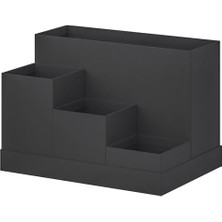 Masaüstü Düzenleyicisi Siyah Renk 18X17 cm Ofis-Masa Üzeri Düzenleme