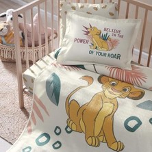 Lion Power Lisanslı Karakter BASKILI%100 Pamuk Pike Takımı, Çok Renkli, Küçük Tek Kişilik