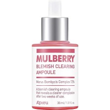 A'pıeu Leke Görünümünü Hafifletmeye Yardımcı Dut Özlü Ampul A'pıeu Mulberry Blemish Clearing Ampoule 30ML