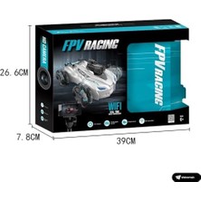 Oyuncak 2.4 Ghz Full Fonksiyon Uzaktan Kumandalı 1080P Hd Kameralı Telefona Bağlanabilir 4x4 Akrobat Araba (Beyaz)