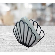 Peçetelik Taç Mat Siyah