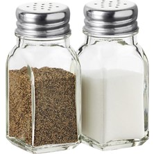 2'li Tuz ve Karabiberlik Seti, Şık ve Modern Tasarım, Mutfak ve Sofra Için Ideal,baharatlık Takımı