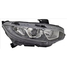 Tyc Honda Civic Fc5 Ön Far Elektrikli Motorlu Gündüz Ledli Far Sağ 2016- (Oem No:  33100TECP01)