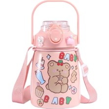 Çelik Içli Termos 850 ml Pembe SKM012