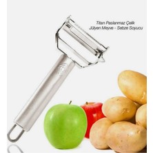 Senz Jülyen Sebze Meyve Soyucu Kesici Titan Paslanmaz Çelik Çok Yönlü Kesici Doğrayıcı