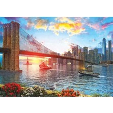New York'ta Günbatımı 1000 Parça Puzzle