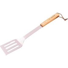 Ahşap Saplı Paslanmaz Çelik Spatula 46 cm