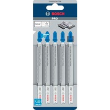 5 x Pro Metal Boru ve Profiles T321AF Dekupaj Testere Bıçağı (Metal Borular ve Profiller Için, Çelik Sac, Uzunluk 132 Mm, Profesyonel Aksesuar Dekupaj Testere)