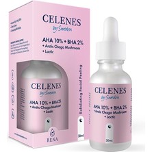 Celenes Aha 10% + Bha 2% + Arctic Chaga Mushroom + Lactic Yüz Serumu