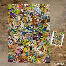 Kova Burcu Nickelodeon 90'lar Bulmaca (3000 Parça Puzzle) - Resmen Lisanslı Nickelodeon Mal ve - Glare - Hassas Fit - Hemen Hemen Yok Dust Bulmaca - 32 x 45 Inç"