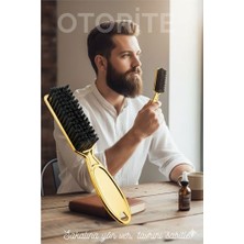 Bodrum Ekipman Gold Sakal Bıyık Tarama Fırçası - Sakal Fırçası – Şekillendirici Anti-Stat - ER001Y-533XT