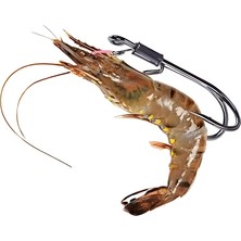 Hokkaido 10 Adet 1/0 Numara,çiftli,double,karides,teke Iğnesi,ürün Boyu 33 Mm.(Ortanca Boy)