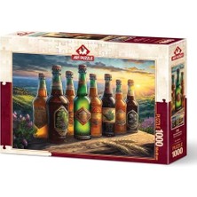 Retro Şişeleri 1000 Parça Puzzle