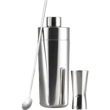 Rocks Bar Seti 3 Parça Cilalı Paslanmaz Çelik