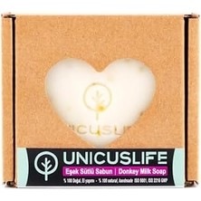 Unicuslife% 100 Saf Doğal Eşek Sütlü Sabun, Katkısız, Soğuk Işlem, El Yapımı (Içeriğinebak) 100 gr