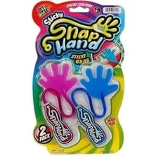 Jaru 2 Li Süper Esnek Eğlenceli Yapışkan El Hand Iki Renkli Yapışkan El 2 Li Set