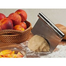 Senz Paslanmaz Çelik Ölçülü Hamur Kesici, Pizza Kesici, Kazıyıcı