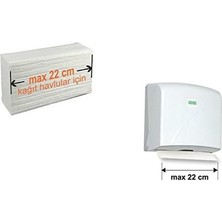 K2B Z Katlı Kağıt Havlu Dispenseri Siyah