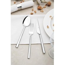 Dalyan 30 Parça Sade Paslanmaz 6 Kişilik Bıçaklı Çatal Kaşık Takımı