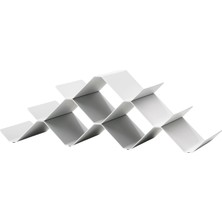 Rocks Piramit Şarap Rafı Gri 51,3 x 20 x 16,9 cm