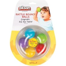 3356 Çıngıraklı Zıp Zıp Toplar (Yeni), Çok Renkli