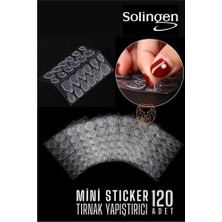 Bodrum Ekipman Tırnak Yapıştırıcı Solingen Mini Sticker 120 Adet  - ER001Y-533UX0