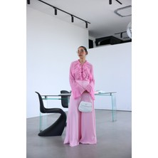 Yüksek Bel Ekstra Bol Paça Pantolon